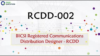 RCDD002 Training Questions  BICSI Registered Communications Distribution Designer [upl. by Ervine]