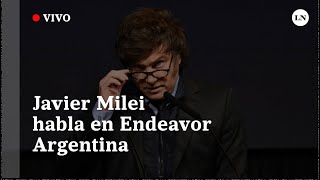 EN VIVO Discurso del presidente Milei en Endeavor Argentina [upl. by Joela]