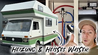 Durchlauferhitzer mit 5KW Diesel Wasserheizung 🔥 Timberline 10 im VW LT 40 Clou 570 Family Camper [upl. by Ennayhc]