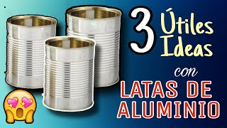 3 Útiles Ideas con LATAS DE LECHE No creerás todo lo que puedes hacer con Latas Manualidades 2022 [upl. by Anoek]