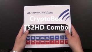 CRYPTOBOX 752HD COMBO  Unboxing [upl. by Llerahc]