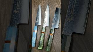 Sakai Takayuki 33Layer VG10 Damascus Chef Knives with Stabilized Hybrid Wood Handle AISUI [upl. by Kannry]