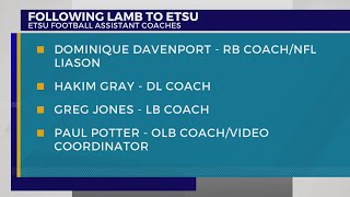 ETSU football lists five new coaches on 202324 staff [upl. by Bang]