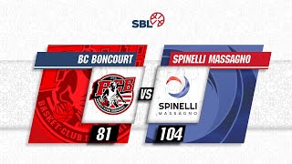 BC Boncourt vs Spinelli Massagno  Game Highlights [upl. by Ilsa793]