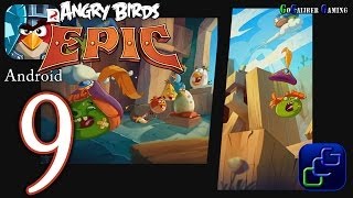 ANGRY BIRDS Epic Android Walkthrough  Part 9  Castle Desert Pig Castle [upl. by Fatimah]