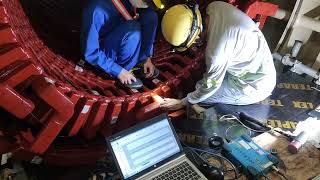 Generator Stator Endwinding Bump Test [upl. by Morocco]