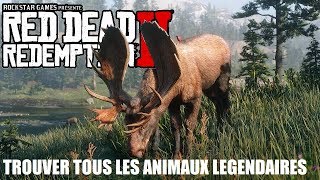 RED DEAD REDEMPTION 2  TROUVER TOUS LES ANIMAUX LÉGENDAIRES [upl. by Lussi]