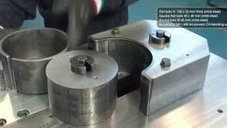 RING SHAPING of flat bars with SIMASV horizontal press [upl. by Burg]