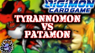 TYRANNOMON VS PATAMON  Digimon Card Game Battle Feat NichiNoUchuu [upl. by Selimah604]