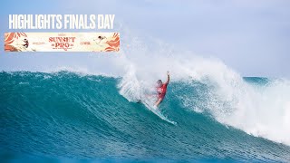 Highlights from Finals Day of The Hawaiian Islands Sunset Pro [upl. by Airel]