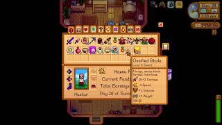 Ossified Blade from a Mystery Box is this the best weapon ever  Stardew Valley 16 [upl. by Erodroeht138]