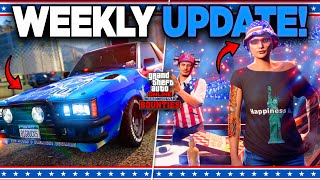 GTA 5 Online 4TH OF JULY WEEKLY UPDATE  Independence Day Update 2024 [upl. by Ecerehs215]