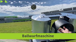 Ballwurfmaschine Diplomarbeit HTL St Pölten Elektrotechnik [upl. by Merilyn]