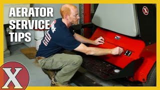 Exmark Aerator Service Tips [upl. by Loomis]