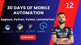 Day 12 Performing Scroll Gestures in Appium with Python and LambdaTest  W3C Actions API action [upl. by Etolas]