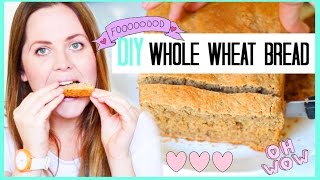 How To Make Whole Wheat Bread  Healthy Easy amp Quick Recipe For Weight Loss [upl. by Elegna]