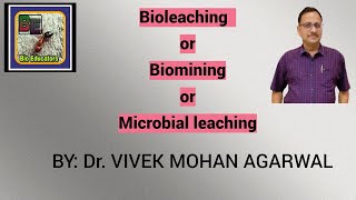 BIOLEACHING or BIOMINING or MICROBIAL MINING [upl. by Nrehtac64]