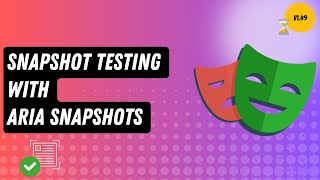 Snapshot Testing made easy with ARIA Snapshots in Playwright 📸 [upl. by Hum]