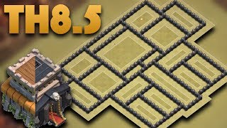 TH85 War Base Walls Traps Teslas Anti 3 Star  Clash Of Clans [upl. by Eiramlatsyrk]