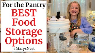 The Best Long Term Food Storage Containers for Your Prepper Pantry  Buckets Mylar Bags and More [upl. by Atter235]