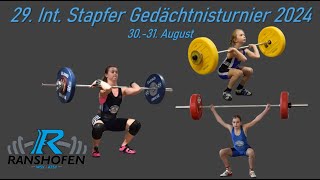 29 Int Stapfer Gedächtnisturnier 2024 Gruppe 2 [upl. by Jadda]