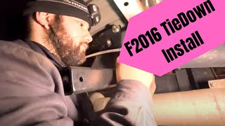 How to Install F2016  Ford Front Tie Downs by Torklift [upl. by Anelav816]