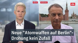 Munz Neue quotAtomwaffen auf BerlinquotDrohung kein Zufall LangstreckenFreigabe für Kiew  ntv [upl. by Yellhsa]