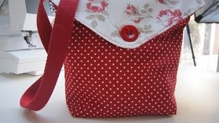 Reversible messenger bag tutorial by Debbie Shore [upl. by Pius234]