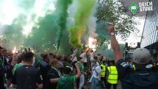 Emotionen pur Werder BremenFans feiern den Aufstieg  die Highlights des Festtages [upl. by Yruj990]