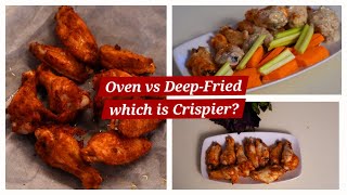 Chicken Wings Oven Baked vs Deep Fried2 dips ElijahSalt [upl. by Malena]