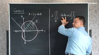 PERSAMAAN DIFFERENSIAL  9 Luas dari Cardioid  Gradient Academy [upl. by Ingaberg]