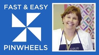 Learn to Make Fast and Easy Pinwheels with Jenny Doan of Missouri Star Instructional Video [upl. by Neelhsa]