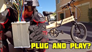 WEEKLY VLOG LECTRIC XP LITE CONTROLLER UPGRADE  YAMEE EBIKE UPDATE  CUSTOM PAINT PROJECT DAY 2 [upl. by Yrakaz]