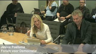 Hogere parkeerkosten stop het antiautobeleid  Jelena Postuma FVD [upl. by Ahsasal402]