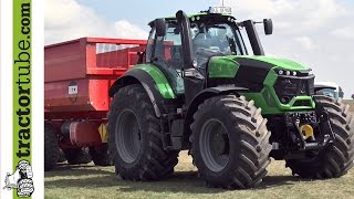 DeutzFahr 9340 TTV im Einsatz  Premiere auf der Potato Europe 2014 [upl. by Cher]