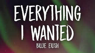 Billie Eilish  everything i wanted Lyrics [upl. by Clari853]