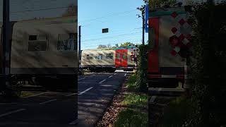 Railroad Crossing Kalmthout Belgium [upl. by Llenwad]