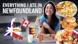 Everything I Ate In Newfoundland “All In” In Canada amp Newfie Food Reviews [upl. by Blanchette]