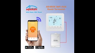 AlpSmart WiFi Akıllı Kablolu Oda Termostatı [upl. by Caves]