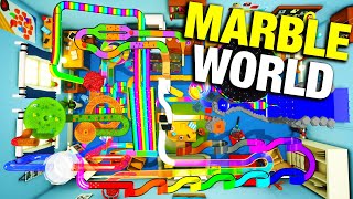 GIANT Marble Run  MORE  Marble World [upl. by Eddina512]