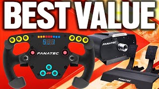 Best VALUE For MONEY Sim Racing WHEEL  Fanatec CSL Elite F1 Bundle [upl. by Esau85]