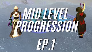 Old School Runescape Mid Level Progression Ep1 [upl. by Affer91]