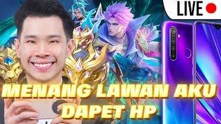 Menang Lawan Aku Dapet HP Play 1on1 Challenge  Mobile Legends [upl. by Eiclehc896]