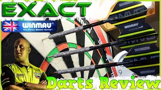 Winmau Michael van Gerwen EXACT Darts Review  MvG Designs [upl. by Aittam]