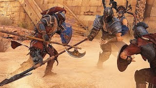 Assassins Creed Origins Dynasty Armor Combat Stealth amp Legendary Heavy Blade Kills [upl. by Merrick]