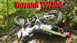 How does a Yamaha TW 200 handle a 10mile hardish enduro loop [upl. by Tacye531]