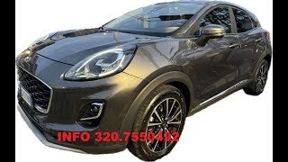 FORD PUMA 10 ECOBOOST HYBRID TITANIUM AUTOMATICA KM CERTIFICATI [upl. by Eenet]