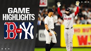 Red Sox vs Yankees Game Highlights 91224  MLB Highlights [upl. by Elnora]