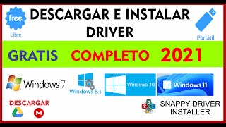 Instalar Driver para tu Ordenador sin internet 2021 Paso a Paso Completo [upl. by Ferdinand]