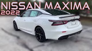 NEW 2022 Nissan Maxima SR Luxury Sedan Exterior and Interior Details [upl. by Lilac]